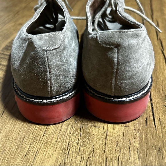 Crewcuts J. Crew Suede Oxford’s Contrast Rubber Sole Boys Shoes - Picture 9 of 9